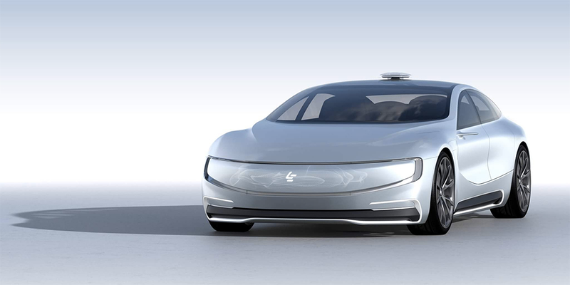 The self-driving, fully-electric LeSee Pro. (Photo Credit: LeEco)